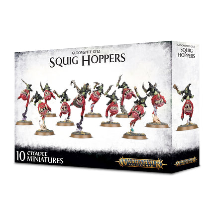 a box with a bunch of figurines on it