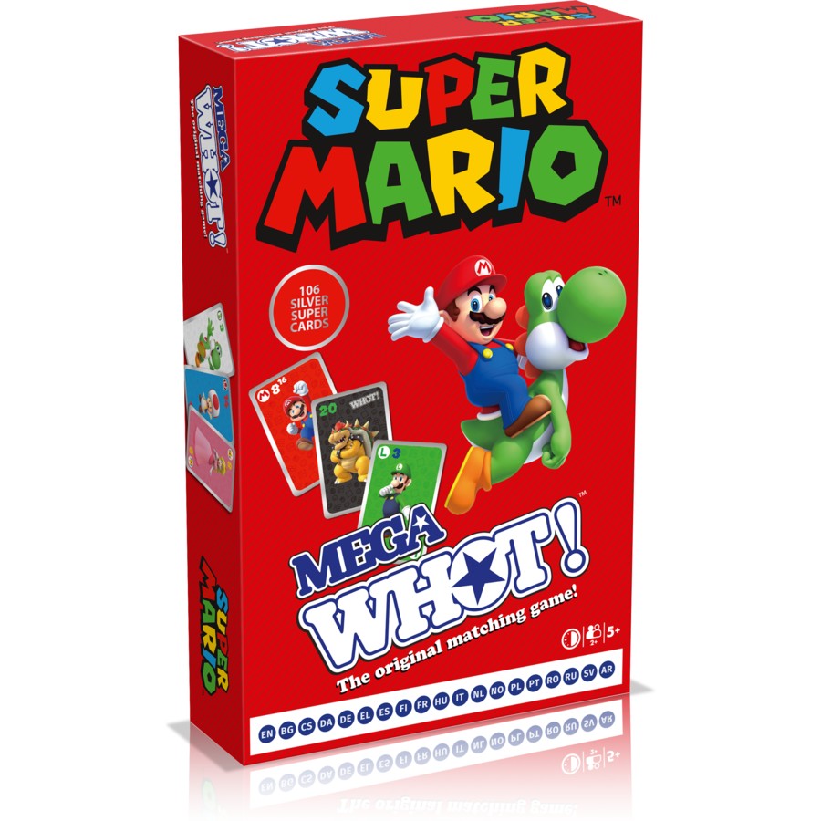 a card game with mario and luigi on it