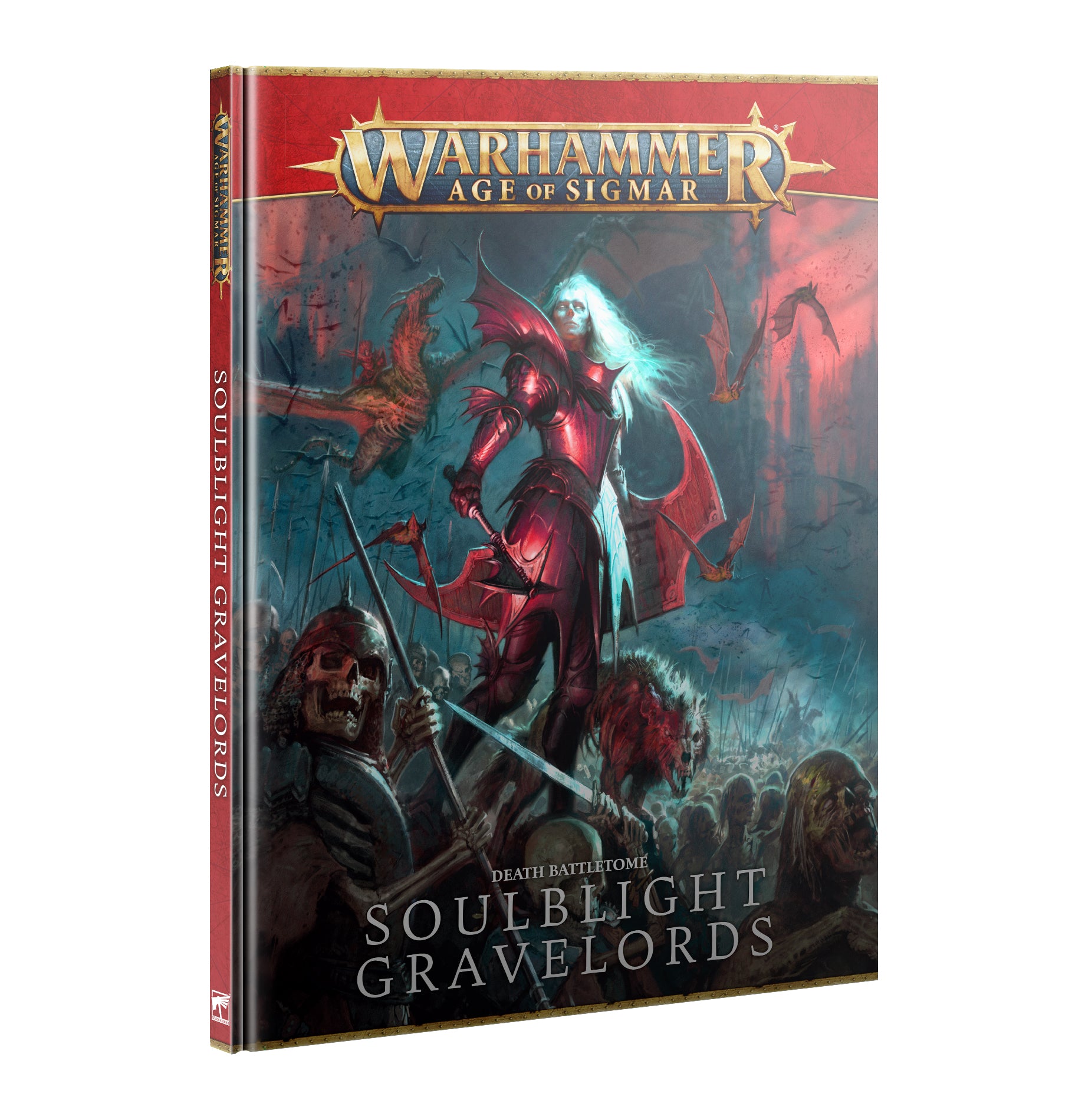 a book cover for a warhammer age of singular