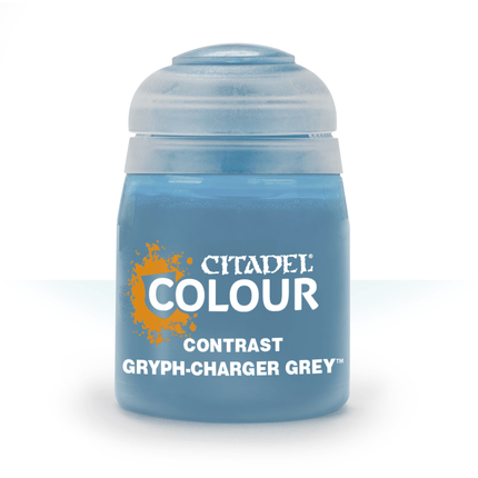 a bottle of blue paint with a white background