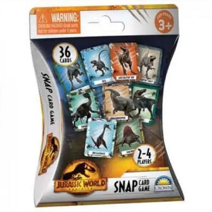 a pack of cards with dinosaurs on them