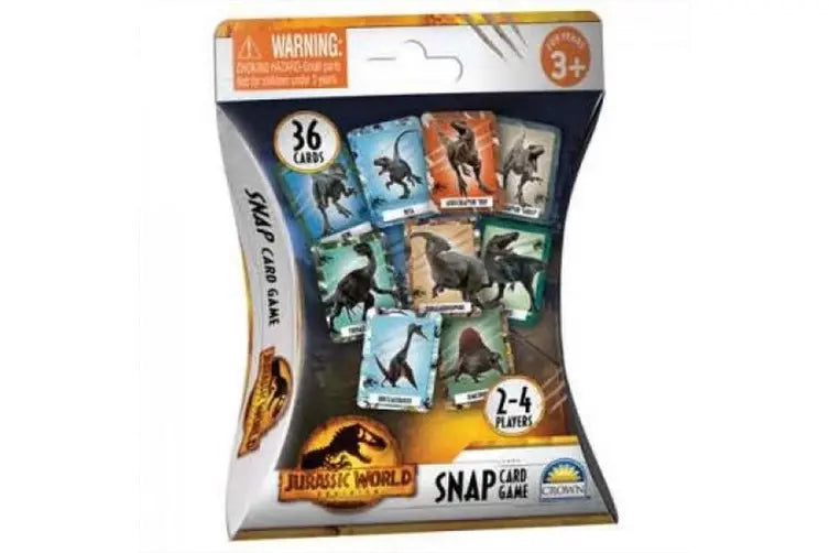 a pack of cards with dinosaurs on them