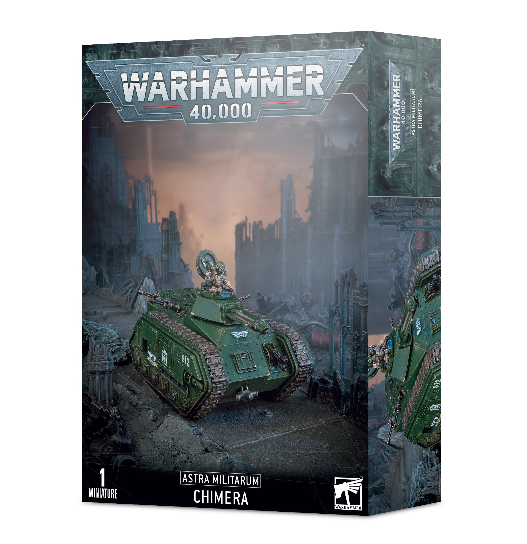 a box with a picture of a tank on it