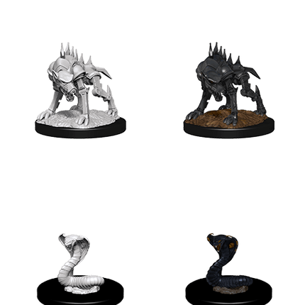 D&D Nolzurs Miniature - Iron Cobra and Iron Defender