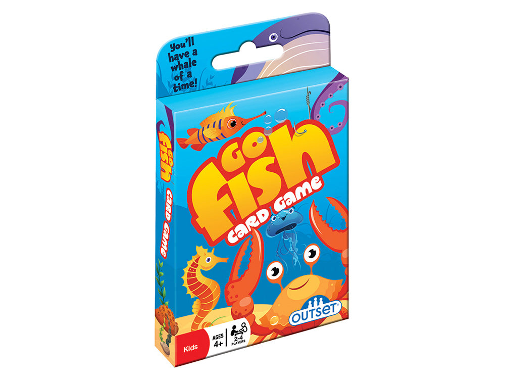 a card game with a fish and other animals