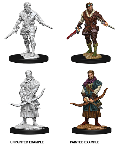 D&D Nolzurs Miniature - Human Rogue Male