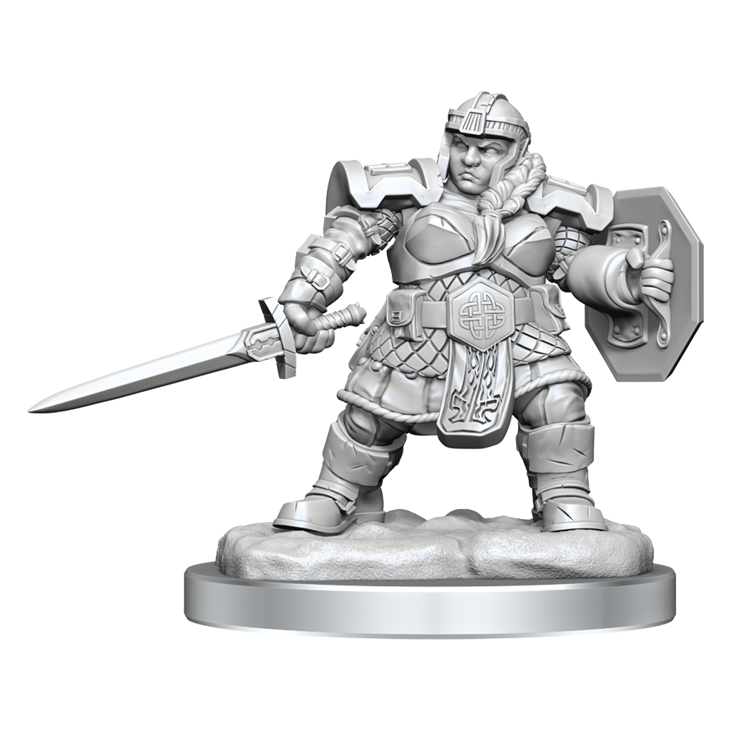 D&D Nolzurs Miniature - Dwarf Fighter