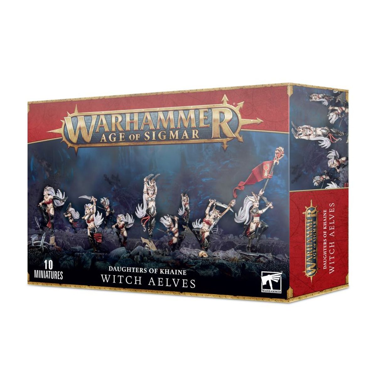 a box of warhammer age of sigmar miniatures