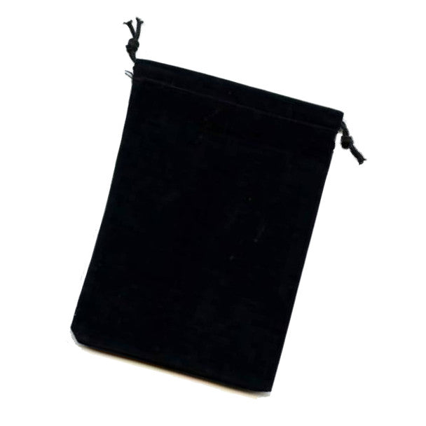 Dice Bag - Large Suedecloth - Black