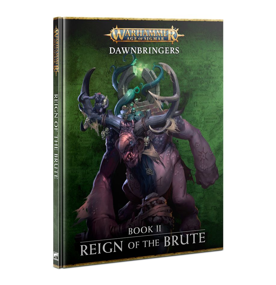 the book cover for reign of the brute