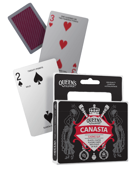 Canasta Playing Cards by Queens Slipper