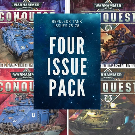 Warhammer Conquest #75 - #78 Repulsor Tank Pack