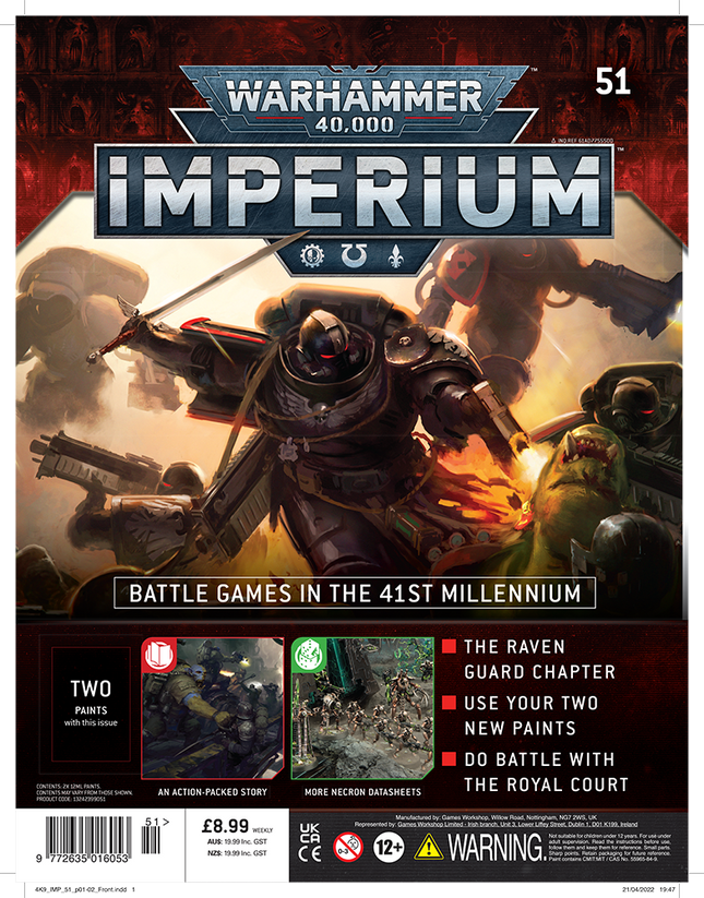 Warhammer Imperium Issue 51 - Pallid Wych Flesh and Dawnstone Paint