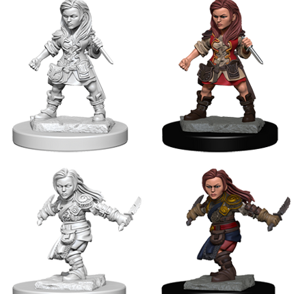 D&D Nolzurs Miniature - Halfling Rogue Female