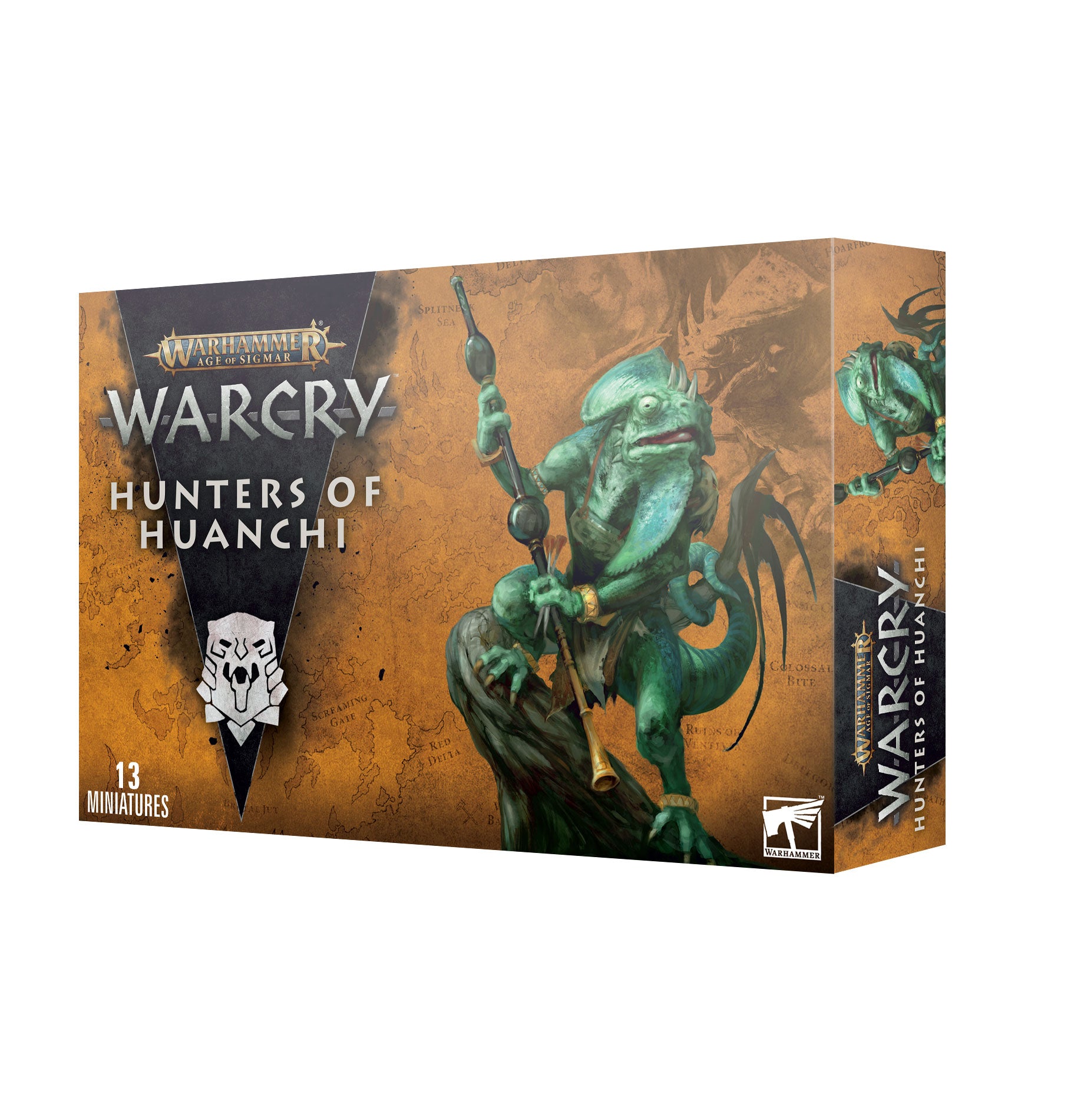 a box of war cry hunters of huanchi