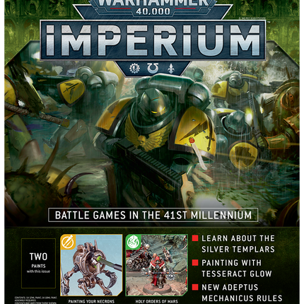Warhammer Imperium Issue 67 - Tesseract Glow (T) and White Scar Paint