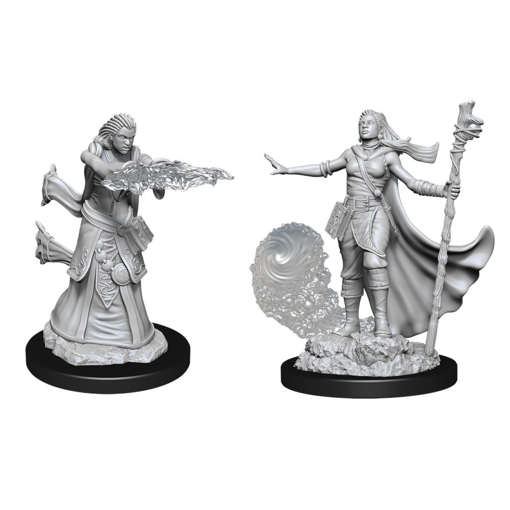 D&D Nolzurs Miniature - Human Wizard Female