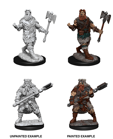 D&D Nolzurs Miniature - Human Barbarian