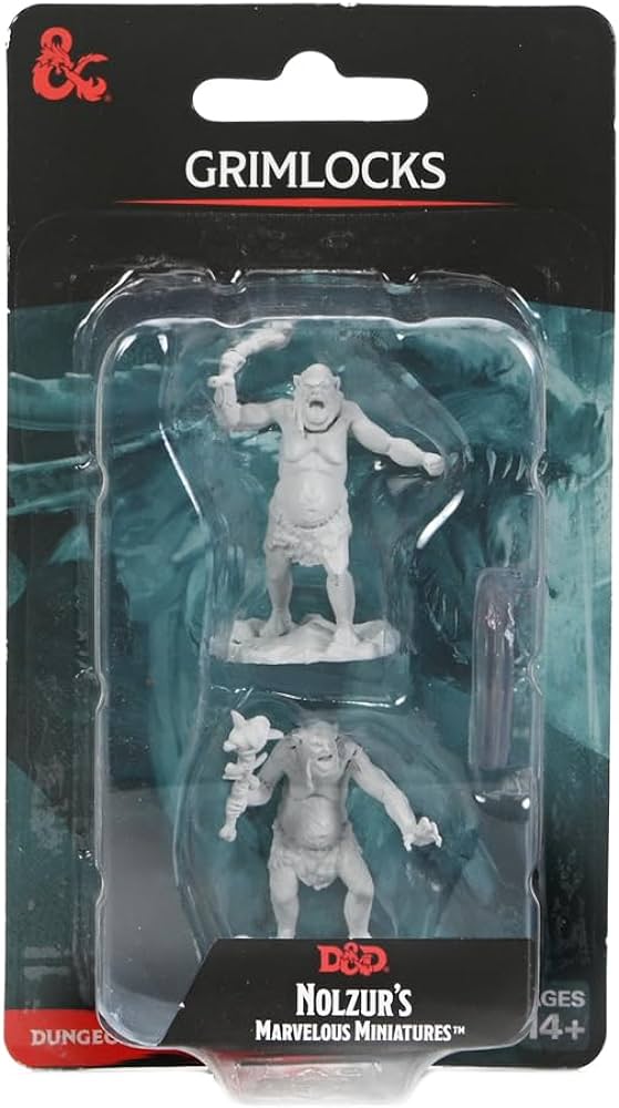 two action figures are shown in a package