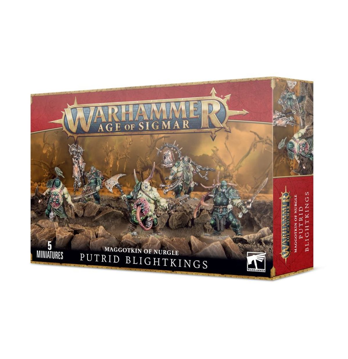 a box of warhammer age of sigmar figures