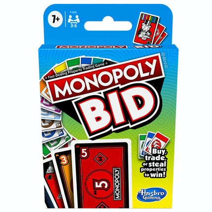 Monopoly Bid Card Game