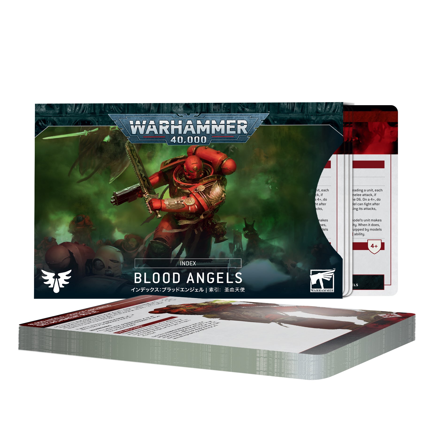 a box of blood angels warhammerer