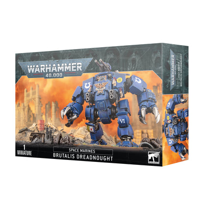 a box with a blue warhammer figure in it