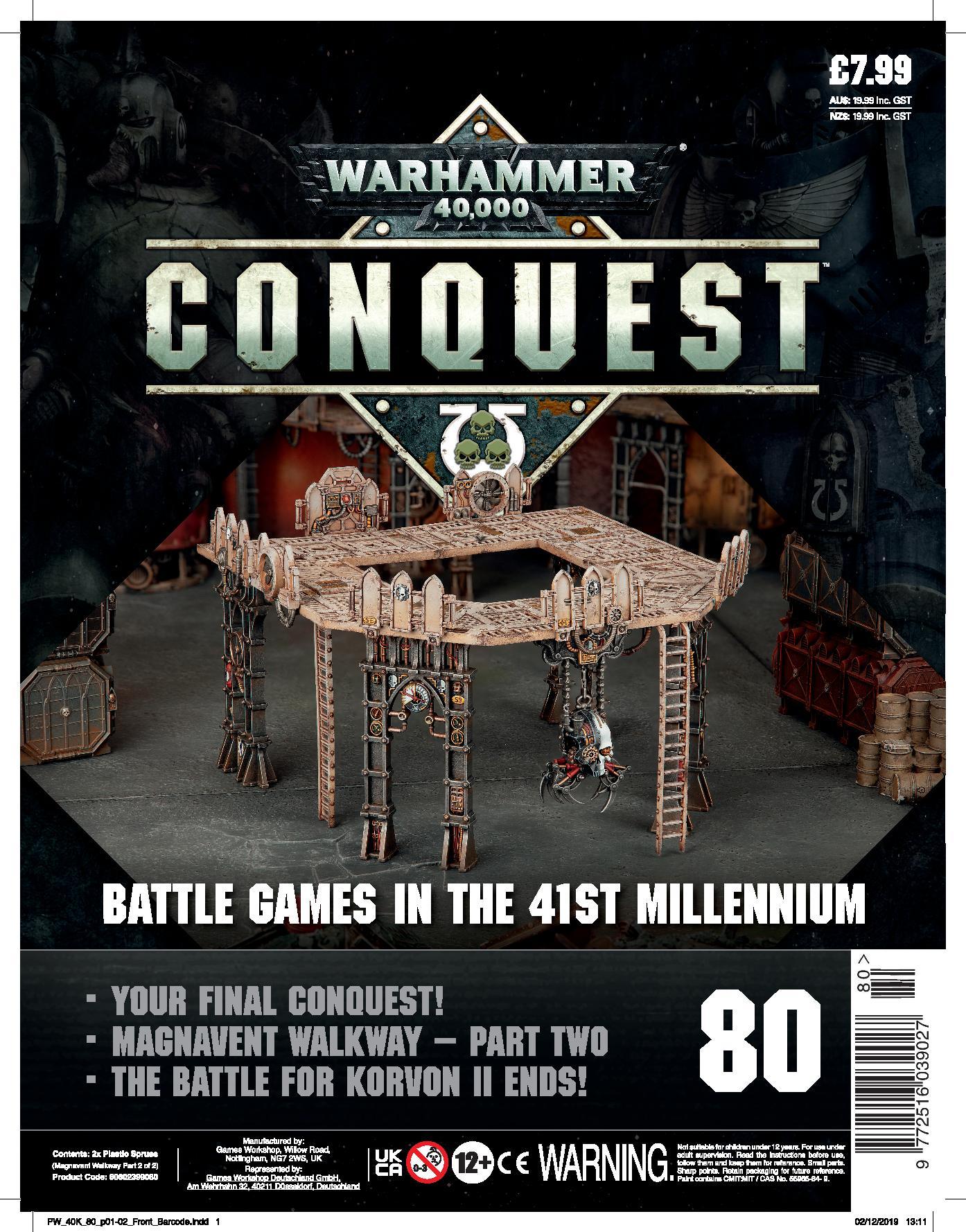 Warhammer Conquest #80 - Final issue - Waterfront News